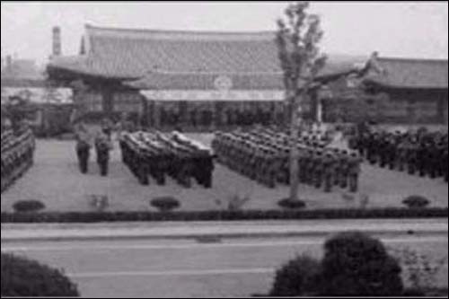 1977년 10월 7일 국군보안사령부 창설식 장면(자료사진).